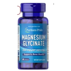 Puritan's Pride Magnesium Glycinate 240mg X 60 Capsules