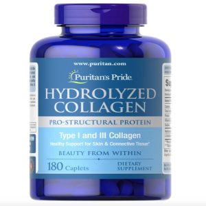 Puritan’s Pride Hydrolyzed Collagen - 180 Caplets